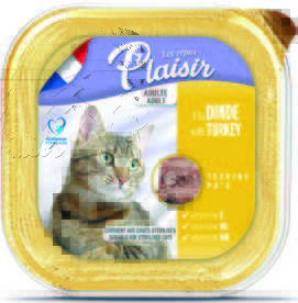 מעדן פלסיר לחתול בטעם הודו 100 גרם