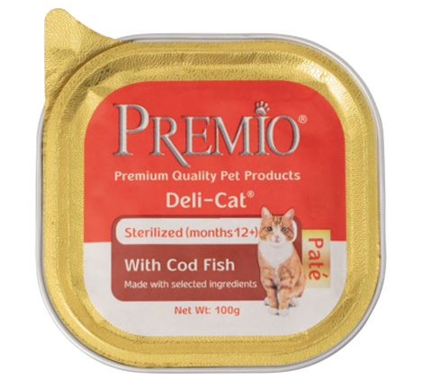 מעדן פרמיו לחתול בטעם קוד