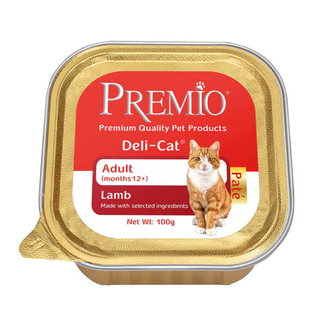 מעדן פרמיו לחתול בטעם כבש